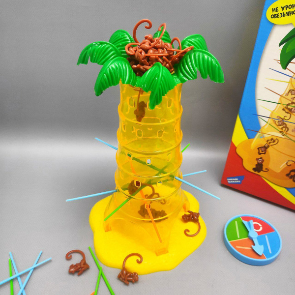 Настольная игра Dream Makers "Акробаты из джунглей". Попробуй удержись  3+